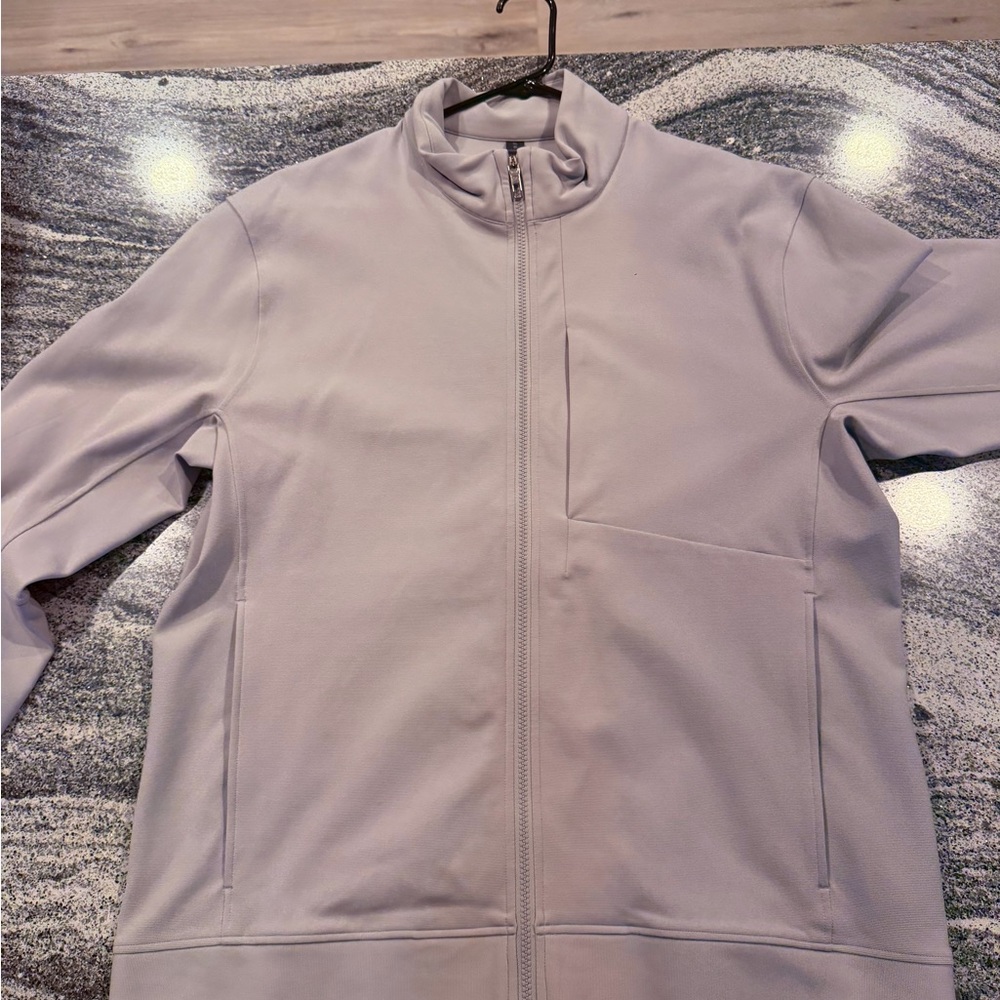 lululemon athletica Men's Zip-Up Sweater in Light Lavender